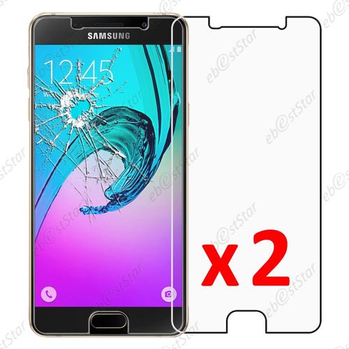 Ebeststar ® Pour Samsung Galaxy A3 2016 A310f - Lot X2 Film Protection Écran Verre Trempé Anti Casse Anti-Rayures
