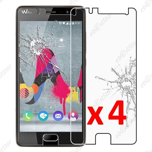 Ebeststar ® Pour Wiko U Feel Lite - Lot X4 Film Protection Écran Verre Trempé Anti Casse Anti-Rayures