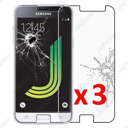 Ebeststar ® Pour Samsung Galaxy J3 2016 Sm-J320f - Lot X3 Film Protection Écran Verre Trempé Anti Casse Anti-Rayures