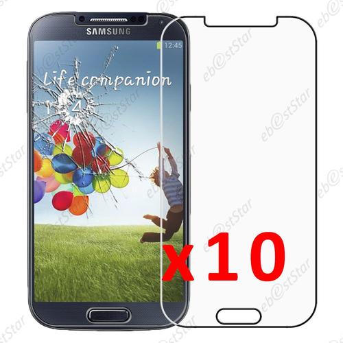 Ebeststar ® Pour Samsung Galaxy S4 I9500 I9505 - Lot X10 Film Protection Écran Verre Trempé Anti Casse Anti-Rayures