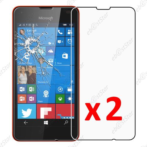 Ebeststar ® Pour Microsoft Lumia 550 - Lot X2 Film Protection Écran Verre Trempé Anti Casse Anti-Rayures