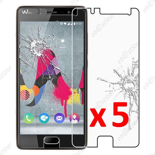 Ebeststar ® Pour Wiko U Feel Lite - Lot X5 Film Protection Écran Verre Trempé Anti Casse Anti-Rayures