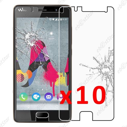 Ebeststar ® Pour Wiko U Feel Lite - Lot X10 Film Protection Écran Verre Trempé Anti Casse Anti-Rayures