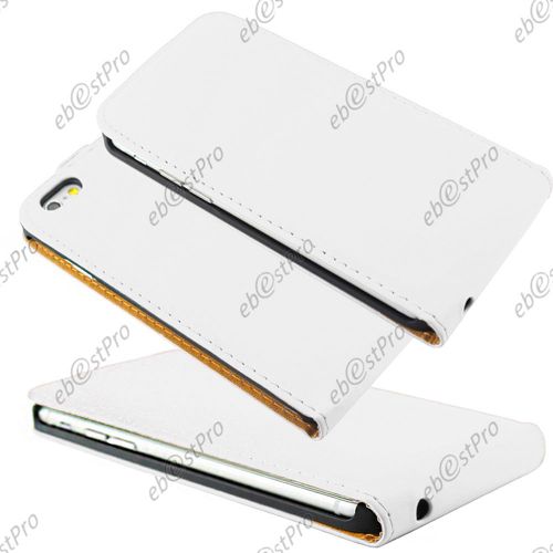 Ebeststar ® Etui Pu Cuir À Rabat Housse Coque Ultra Slim + Vitre Anti Casse Film Écran Verre Trempé Pour Apple Iphone 7 Écran 4,7", Couleur Blanc
