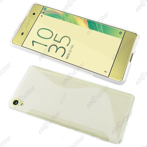 Ebeststar ®  Coque S-Line Silicone Gel Motif Vague Housse Etui Protection Souple Pour Sony Xperia Xa, Xa Dual, Couleur Transparent
