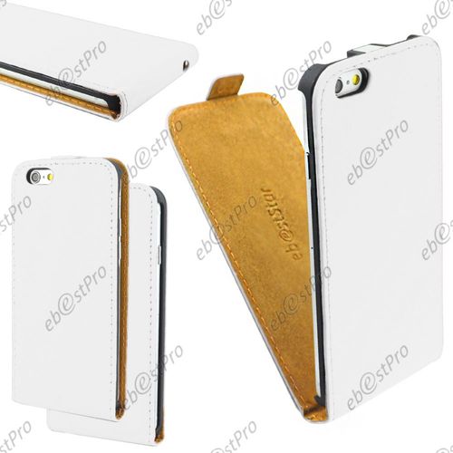 Ebeststar ®  Etui En Pu Cuir Clapet Ultra Fine Housse Coque Pour Apple Iphone 7 Écran 4,7", Couleur Blanc