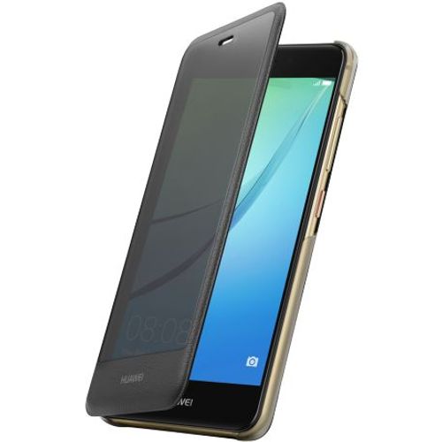 Etui Fen?Tre ? Rabat Huawei Nova Noir