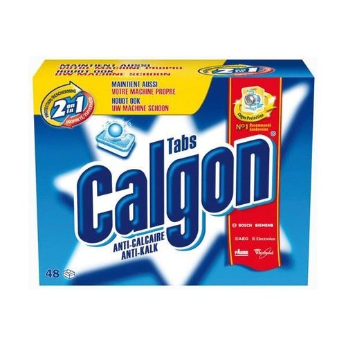 Boite de 48 pastilles anti-calcaire 2 en 1 Calgon