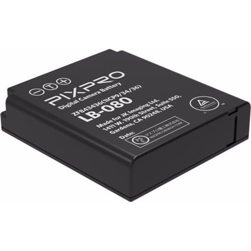 KODAK LB-080 - Batterie de rechange pour caméra de sport Kodak SP360-SP1 - Noir
