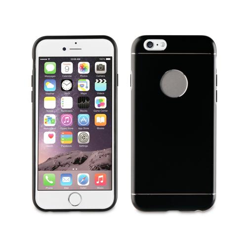 Muvit Pro Coque Aluminium Renforce Noir Apple Iphone 6/6s