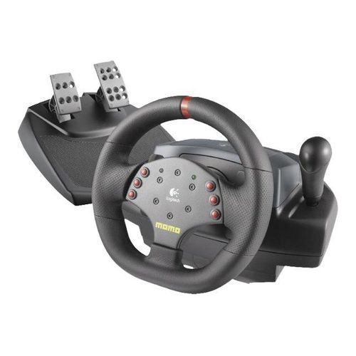 Logitech Momo Racing - Ensemble Volant Et Pédales - Filaire - Noir - Pour Pc