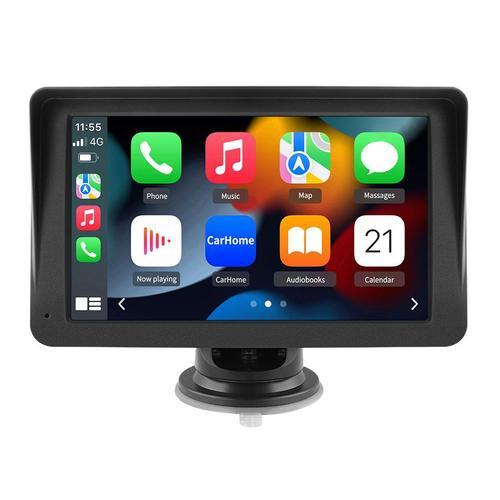 Junsun 7 pouces sans fil carplay Android dispositif de navigation automatique noir GPS Bluetooth navigation mains libres aux audio