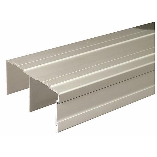 Rail haut pour porte coulissante P300-19 - 2550 mm - argent SEED