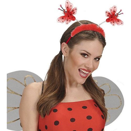 Serre Tête Coccinelle Avec Fourrure Adulte Taille Unique