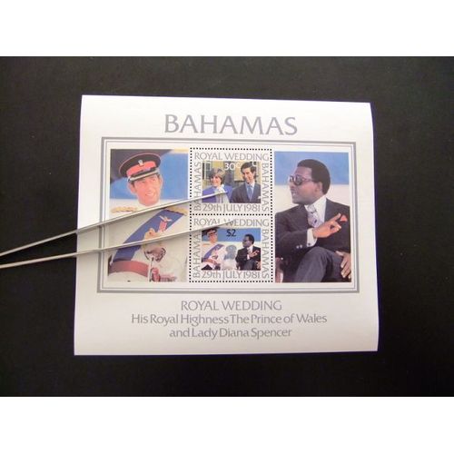 Bahamas 1981 Mariage Royal Charles Et Diana Boda Real Yvert Nº 33 ** Bloc 