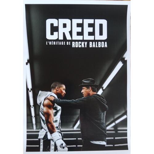 Affiche / Poster Du Film "Creed, L'héritage De Rocky Balboa" Avec Sylvester Stallone - 29,7 X 42 Cm