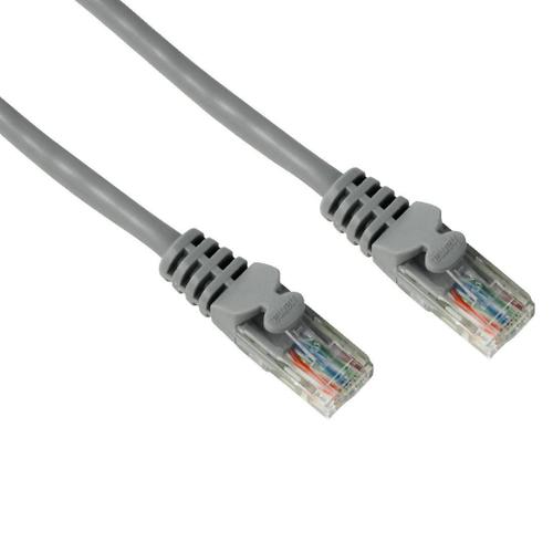 Hama 46743 Câble réseau - RJ45 mâle-RJ45 mâle - Cat. 5e UTP. Gris - 5m