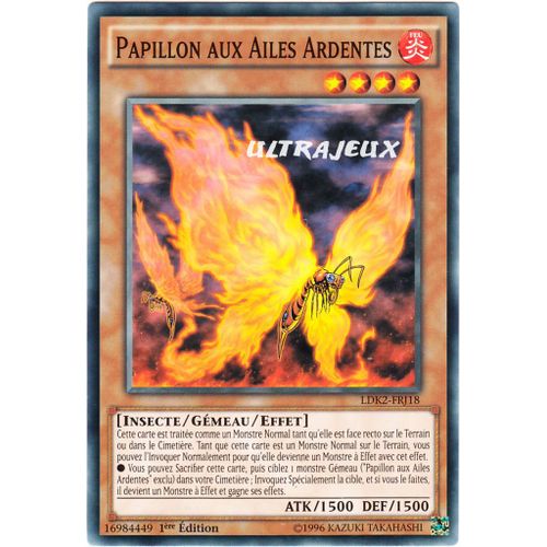 Yu-Gi-Oh! - Ldk2-Frj18 - Papillon Aux Ailes Ardentes - Commune