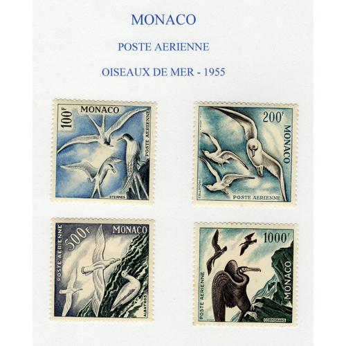 Monaco Poste Aerienne Oiseaux De Mer