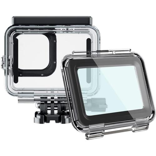 Boîtier étanche pour GoPro Hero 12 Hero 11/10/9 Black, 50 m de plongée sous-Marine Transparent avec Support à dégagement Rapide pour caméra d'action GoPro Hero 12/11/10/9