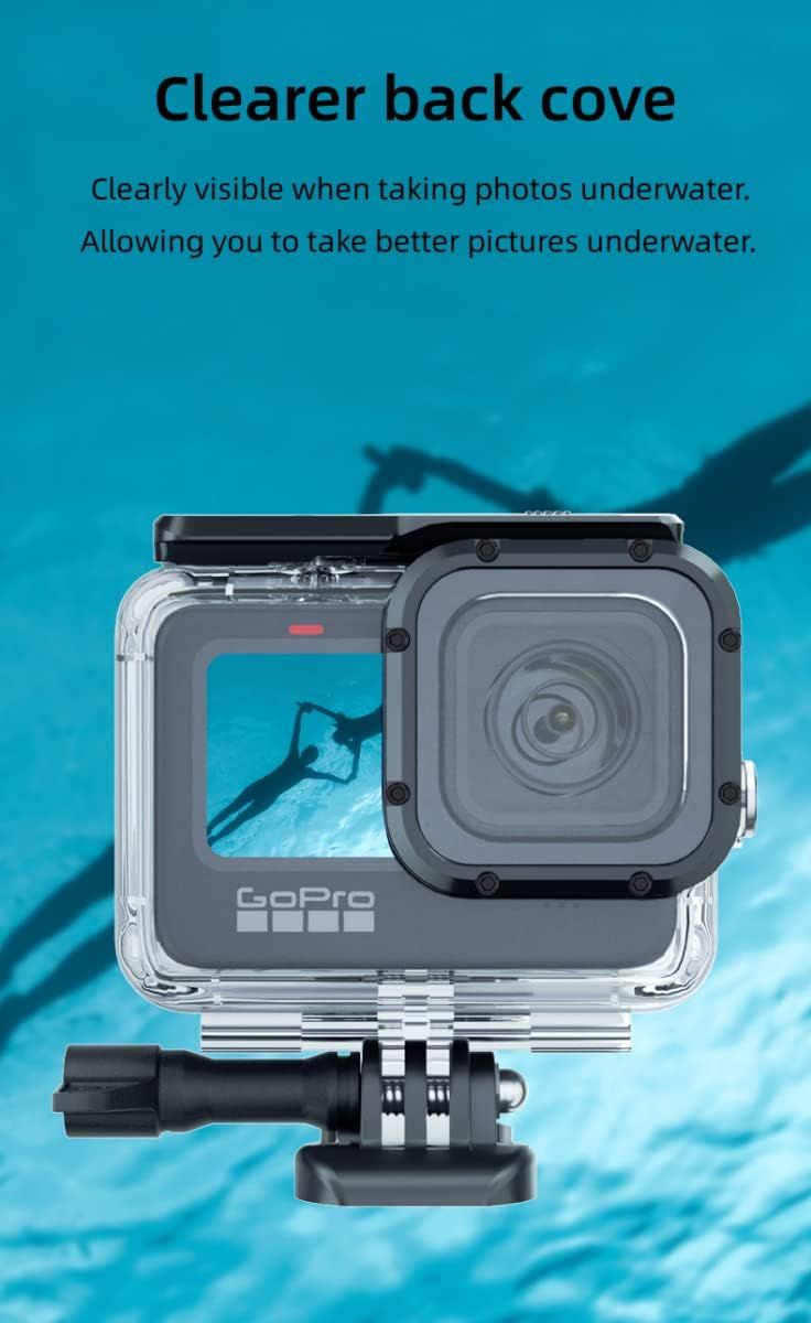 Botier tanche pour GoPro Hero 12 Hero 11/10/9 Black, 50 m ... - 3