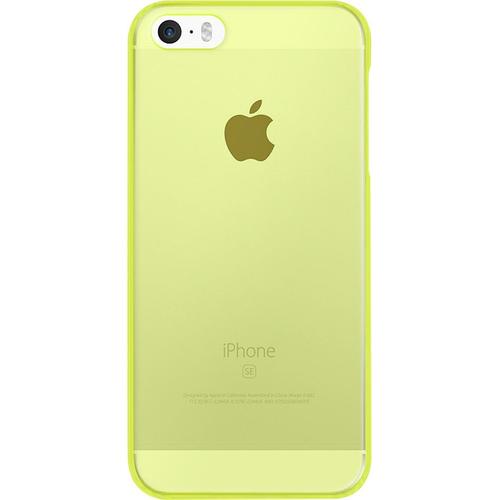 Coque Rigide Translucide Jaune Fluo Pour Iphone 5/5s/Se