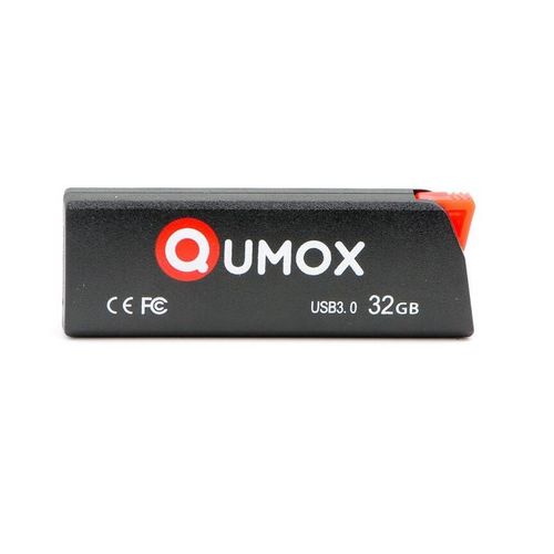 Clé USB QUMOX - 32 Go - Pen Drive USB 3.0 - Lecteurs Flash Memory Stick - Noir