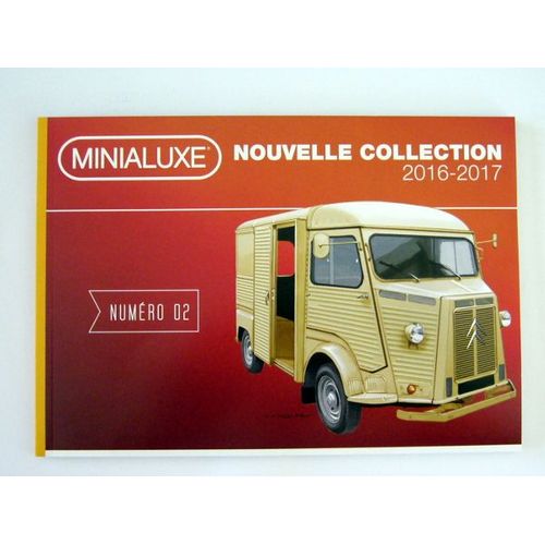 Catalogue Brochure Voitures Auto Miniatures Minialuxe 2016/ 2017-Minialuxe