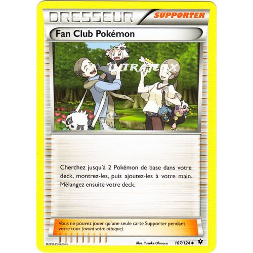 Pokémon - 107/124 - Xy - Impact Des Destins - Fan Club Pokémon - Peu Commune