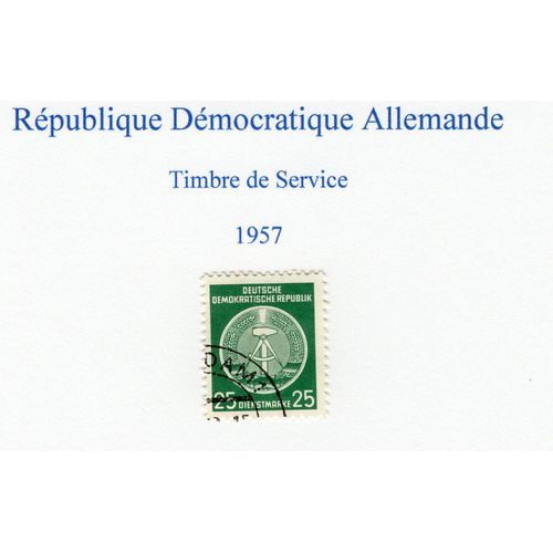 Timbre De Service 