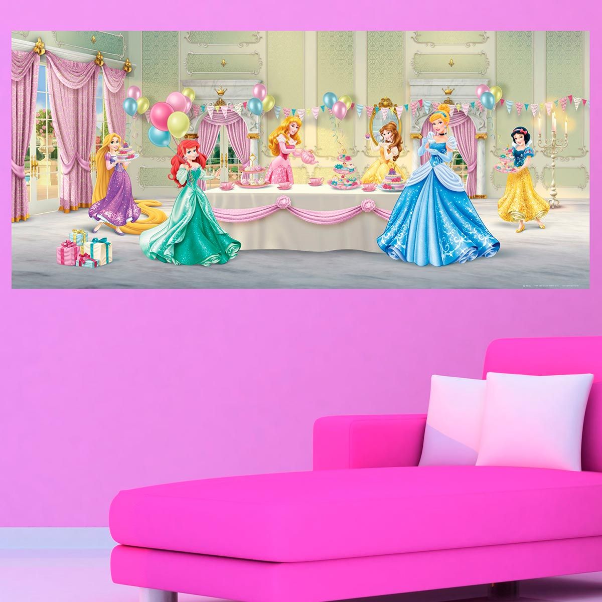 Poster Geant Anniversaire Princesse Disney Intisse 2x90 Cm Enfants Rakuten