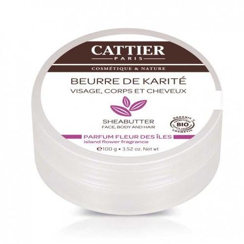 Cattier Beurre De Karité Parfum Fleur Des Iles 100 G. 
