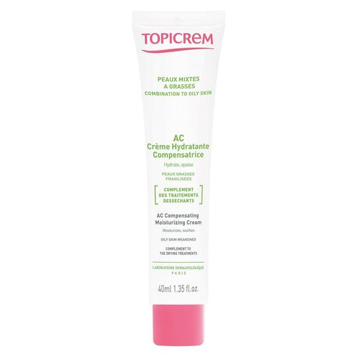 Topicrem Ac Crème Hydratante Compensatrice 40ml 