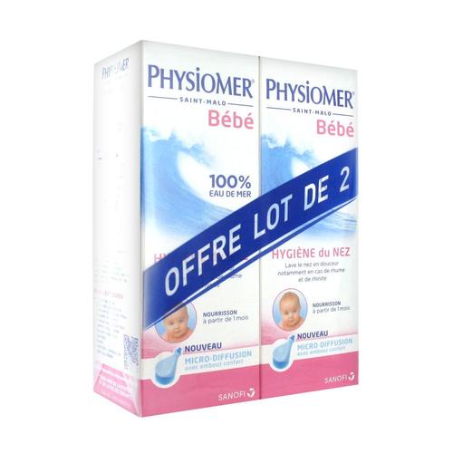 Physiomer Hygiène Du Nez Bébé Lot 2x115ml 