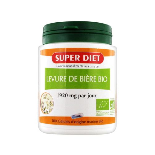 Super Diet Levure De Bière Bio 100 Gélules 