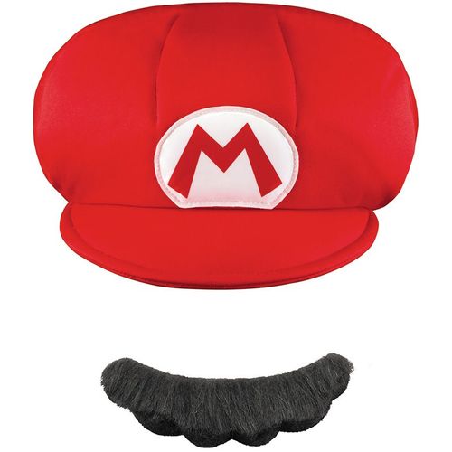 Casquette Et Moustache Mario Enfant Taille Unique