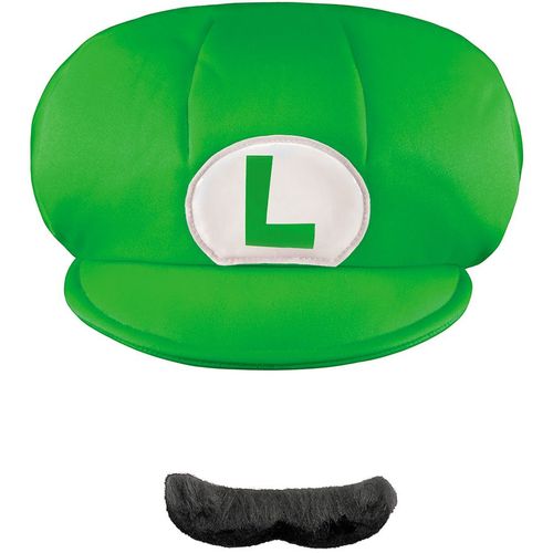 Casquette Et Moustache Luigi Enfant Taille Unique