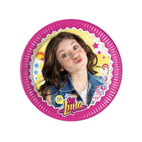 8 Petites Assiettes En Carton Soy Luna 19.5 Cm Taille Unique
