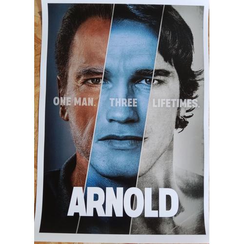 Affiche / Poster Portrait Arnold Schwarzenegger - 29,7 X 42 Cm