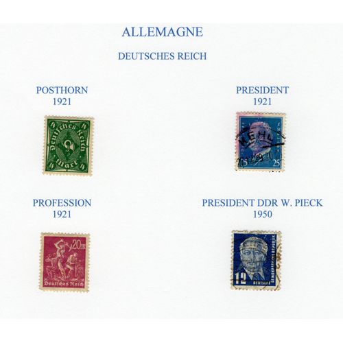 Lot De 4 Timbres Dont 1 Ddr