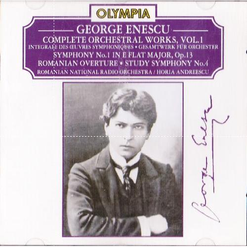 Symphonie No. 1, Etudes Symph., Ouv. Theme Populaire Rso De Roumanie