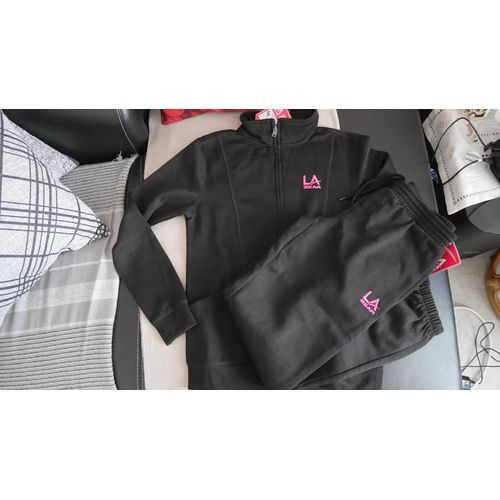Ensemble Veste+Jogging La Gear 13 Ans Noir Neuf