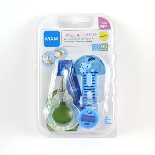 Mam Attache-Sucette Réglable Avec Clip - Collection Animaux