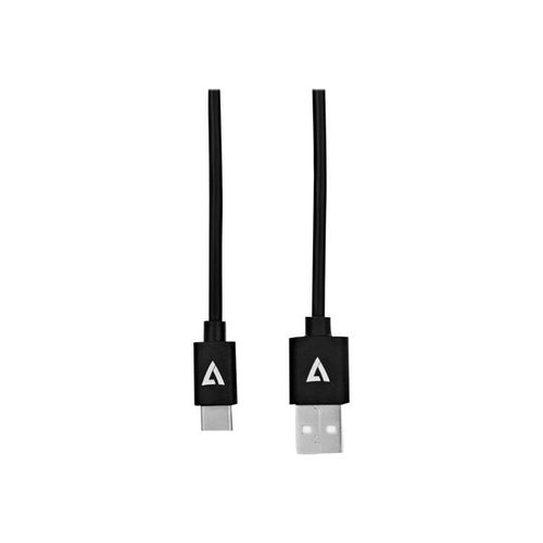V7 - Câble USB - 24 pin USB-C (M) pour USB (M) - USB 2.0 - 2 m - noir