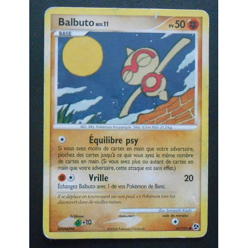 Pokemon - Balbuto Niv.11 - Duels Au Sommet 60/106