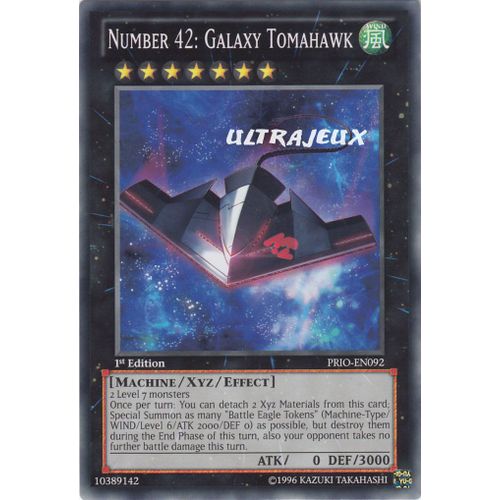 Yu-Gi-Oh! - Prio-En092 - Number 42: Galaxy Tomahawk - Commune