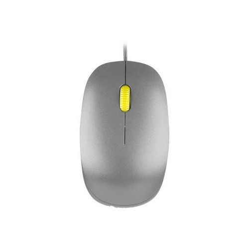 NGS Flame - Souris - droitiers et gauchers - optique - 3 boutons - filaire - USB - gris