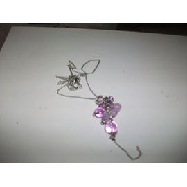 Collier  De Perles Violet