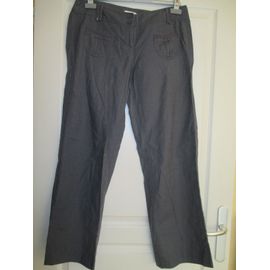 Pantalon Promod Taille 42 Gris