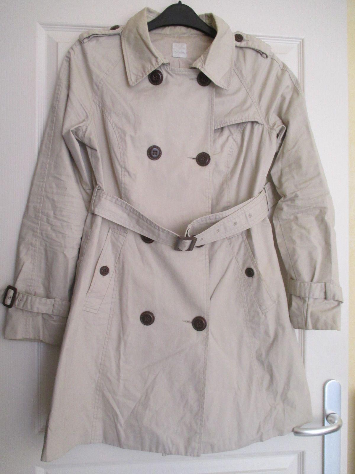 manteau beige camaieu